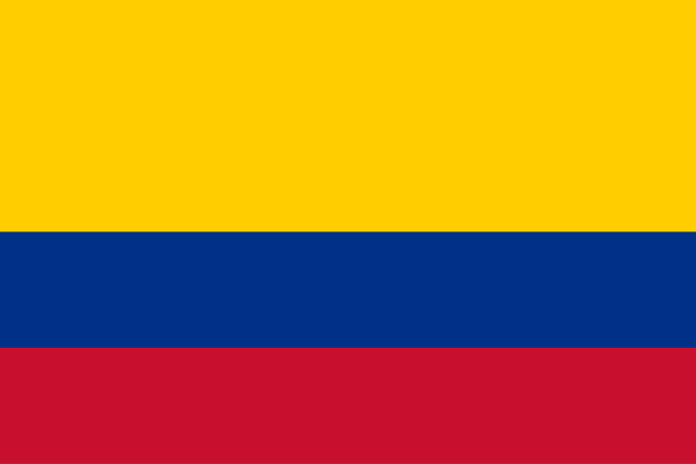 Bandera de Colombia.