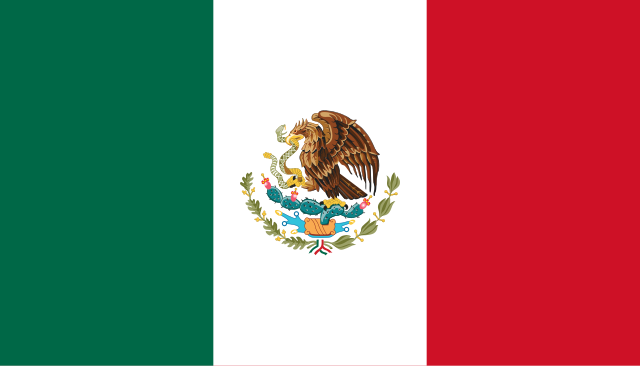 Bandera de México.