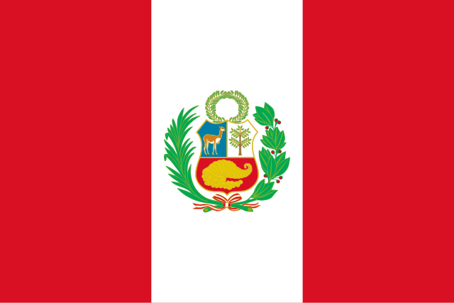Bandera de Perú.